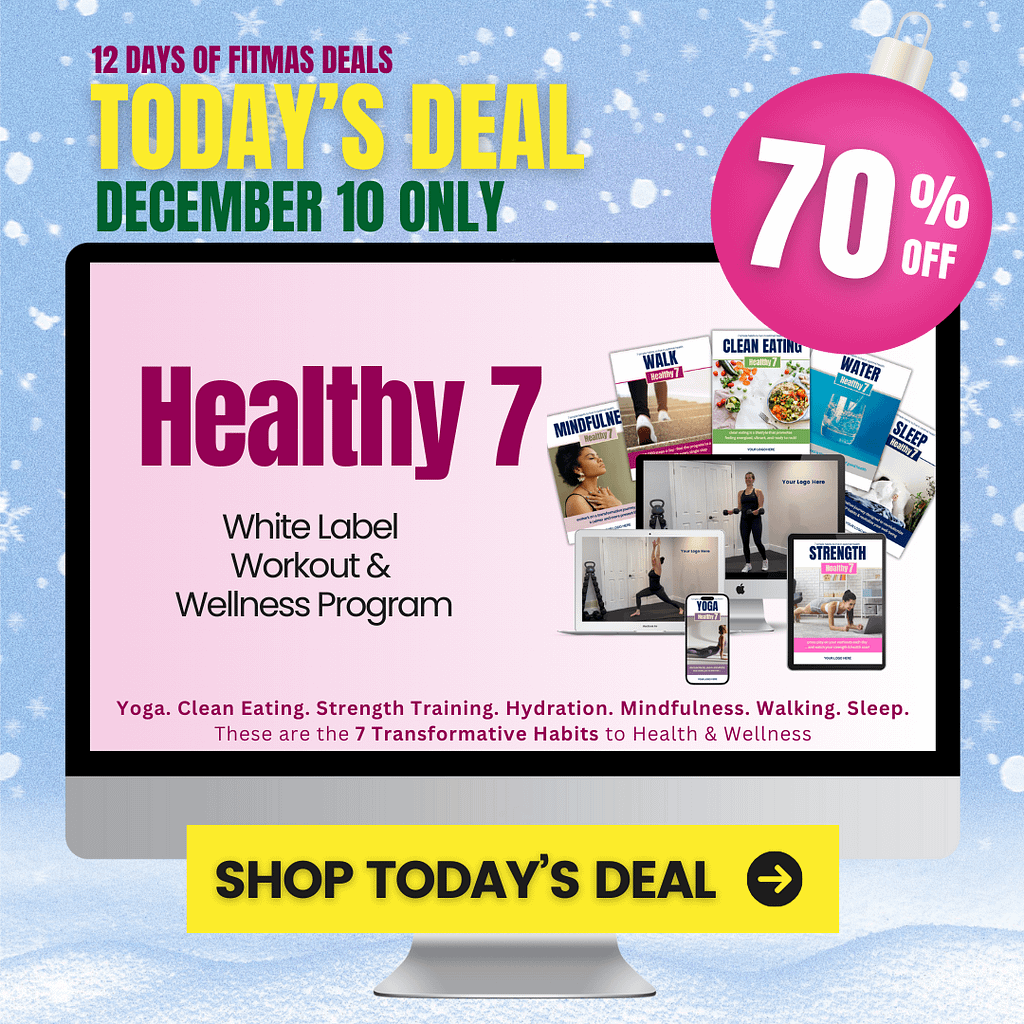 White Label Workout Video Program:  HEALTHY 7