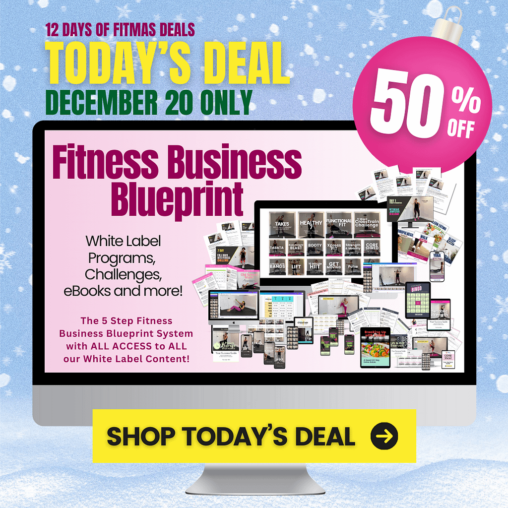 White Label Workouts:  Fitness Business Blueprint DEAL of the DAY!
