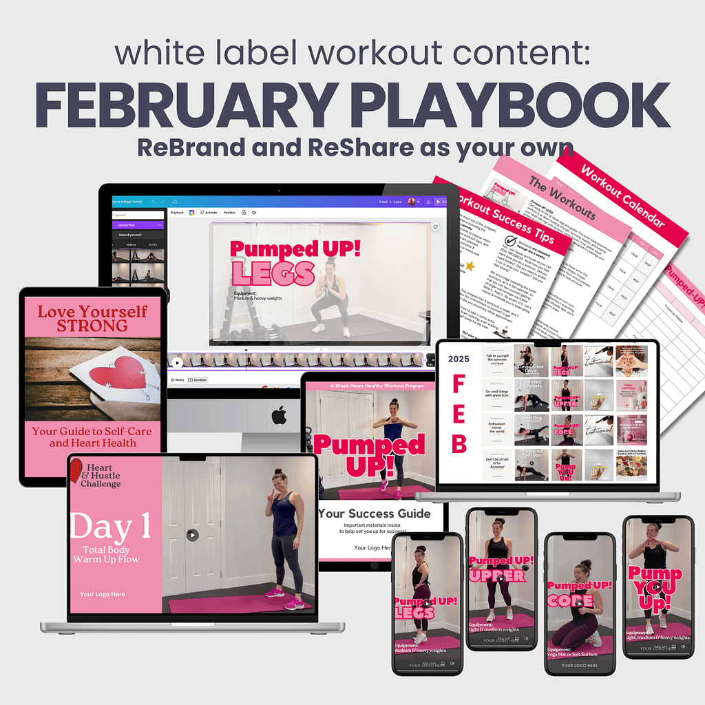 White Label Fitness Business PLAYBOOK: February Content