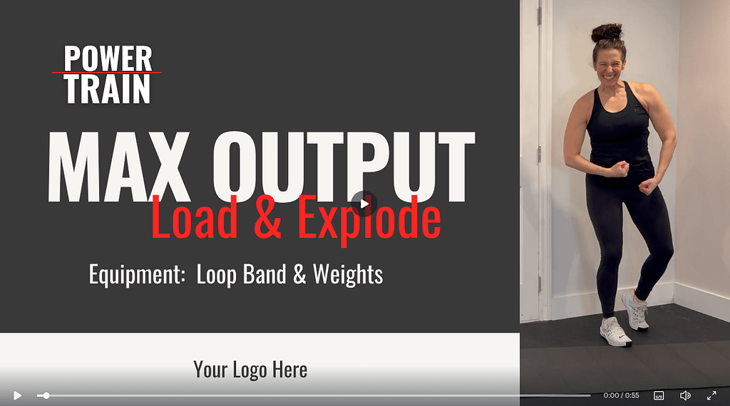 white label workout video of the week:  MAX OUTPUT
