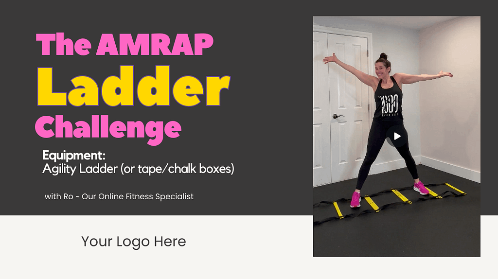 White label workout video of the week: Amrap Ladder Challenge HORIZONTAL