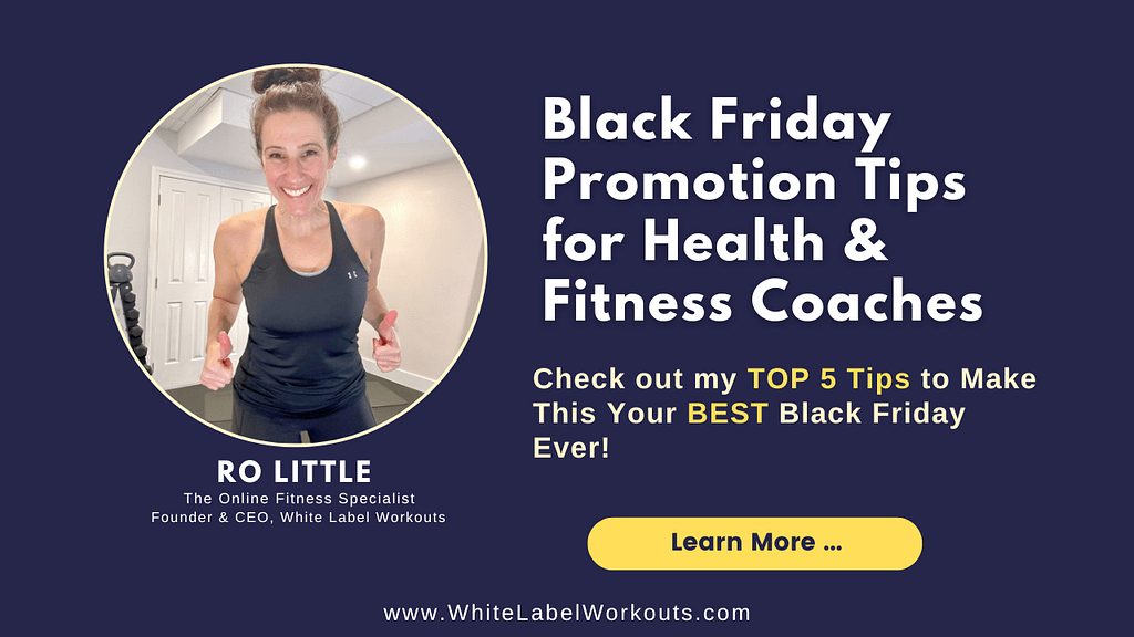 Black Friday Tips for Coaches