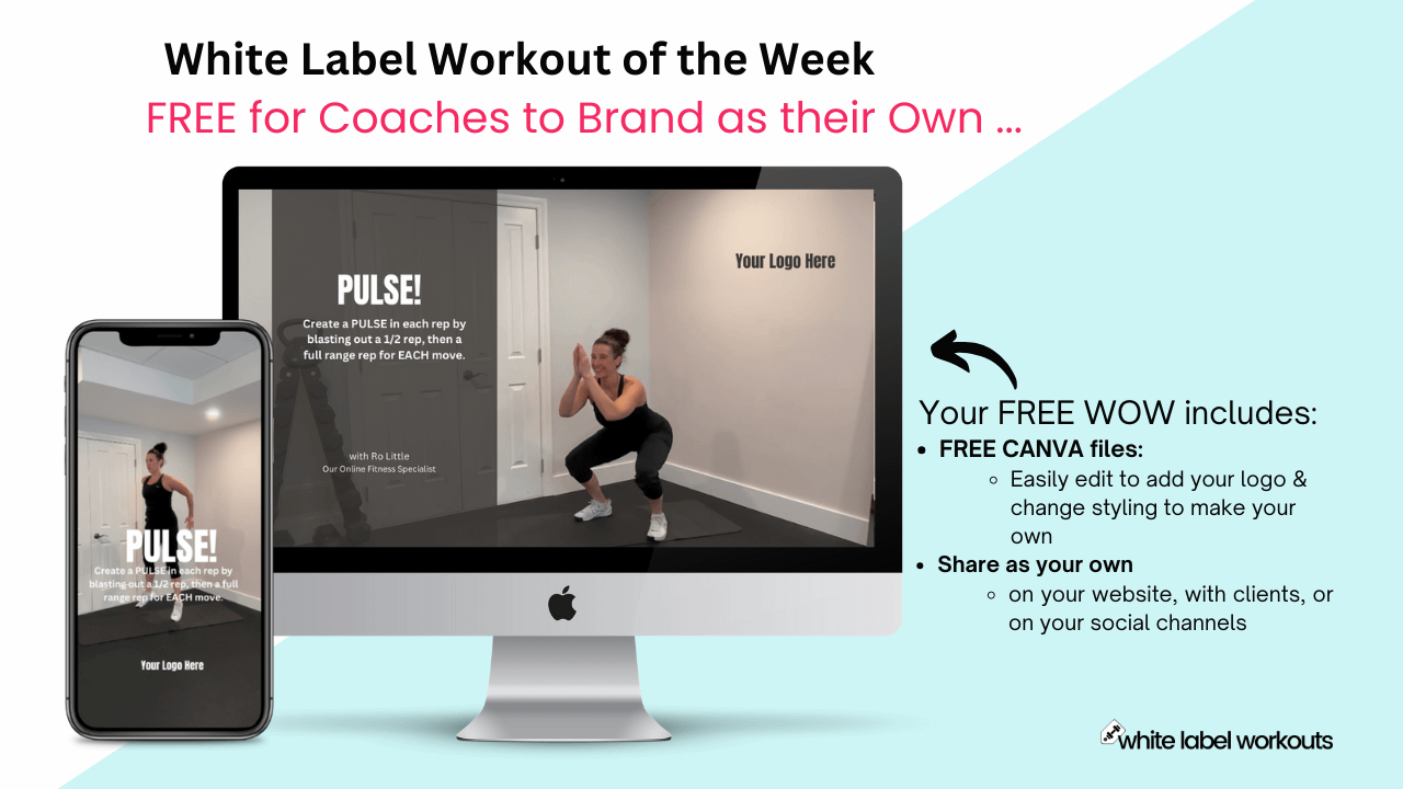 Read more about the article PULSE:  The White Label Workout of the Week [FREE Coach Resource]