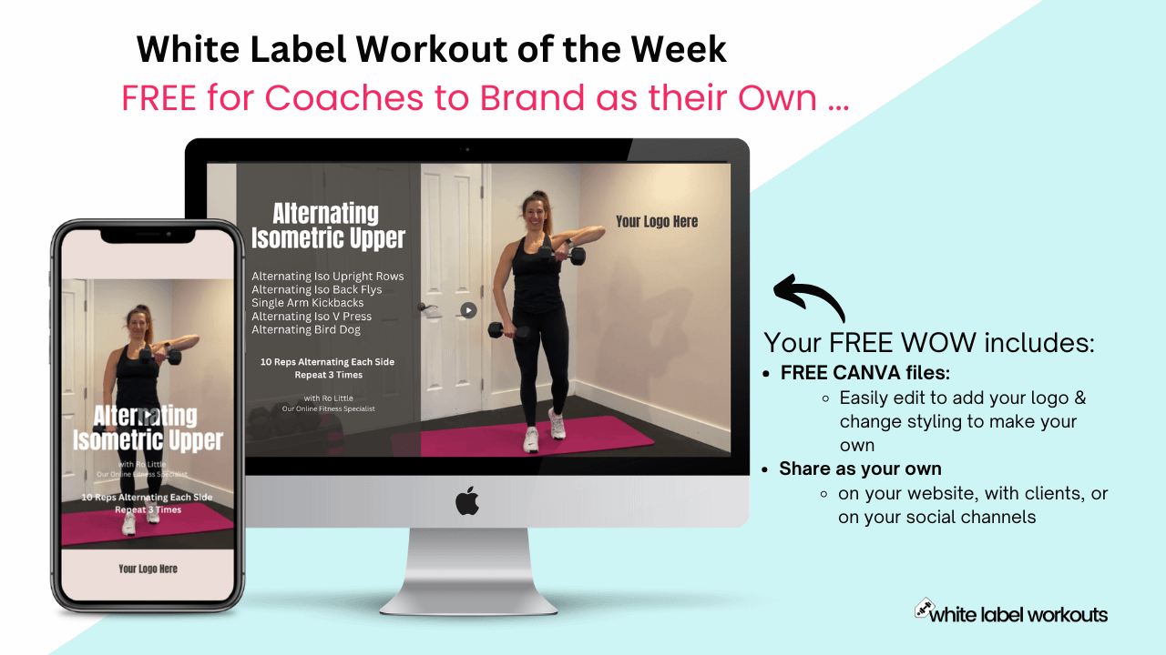 Read more about the article Alternating Isometric Upper – Your White Label Workout of the Week