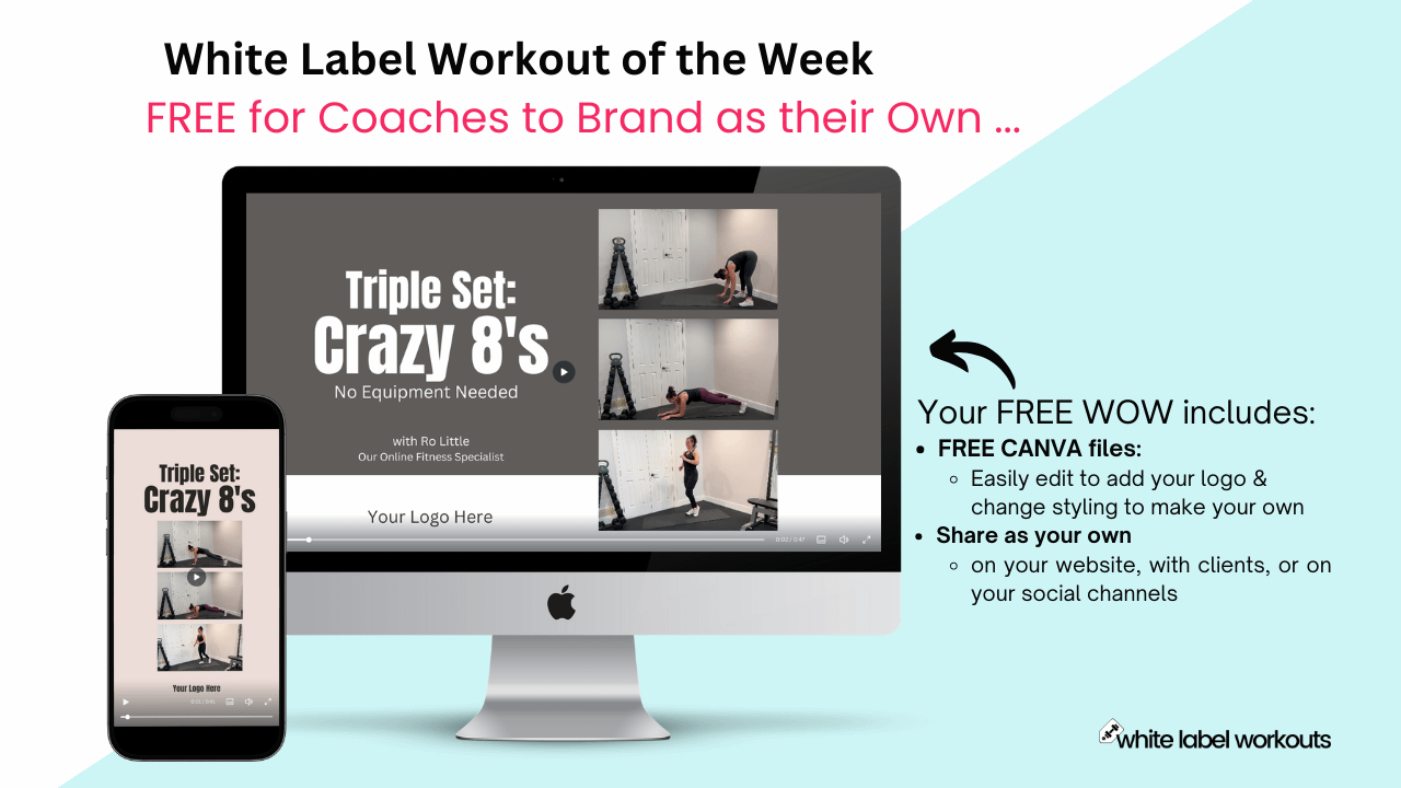 Read more about the article  3 times the CRAZY in this week’s White Label Workout (a FREE RESOURCE for coaches)