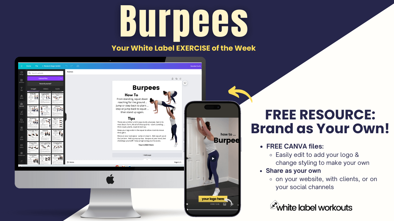 Read more about the article The Classic BURPEE:  Your White Label Exercise Explainer of the Week
