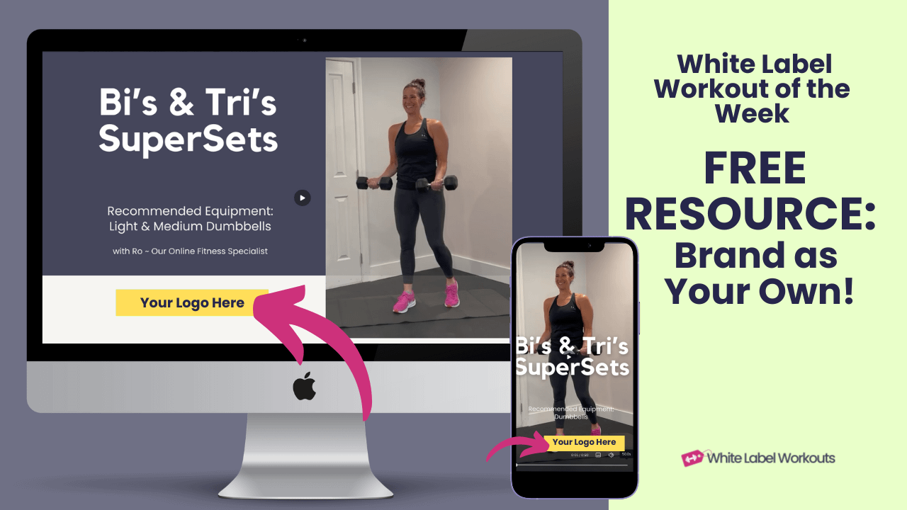 Read more about the article Bi’s & Tri’s SuperSets:  White Label Workout of the Week