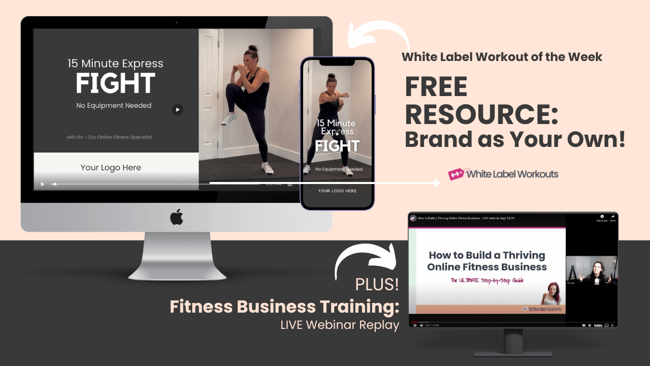 Read more about the article 15 Minute FIGHT:  Your White Label Workout Video of the Week