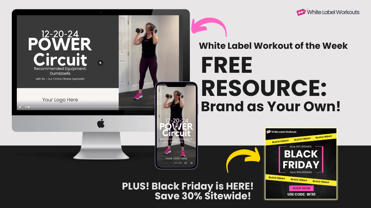 White Label Workout Video of the Week: 12-20-24 Power Circuit