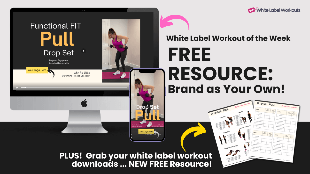 White label workout video of the week: Dropset into December