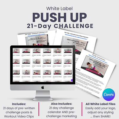 White label 21 day PUSH up challenge