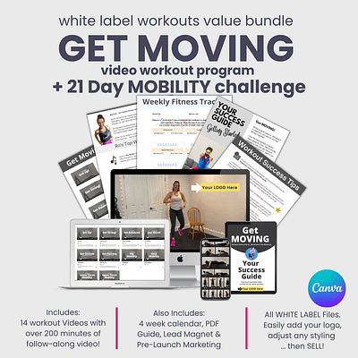 White Label Workout Program & Challenge Bundle: Get Moving & Mobility