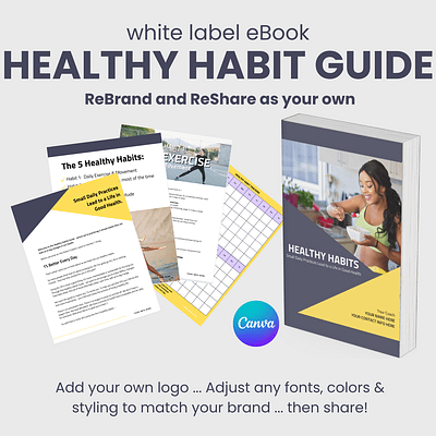 White Label Healthy Habit Guide & Tracking