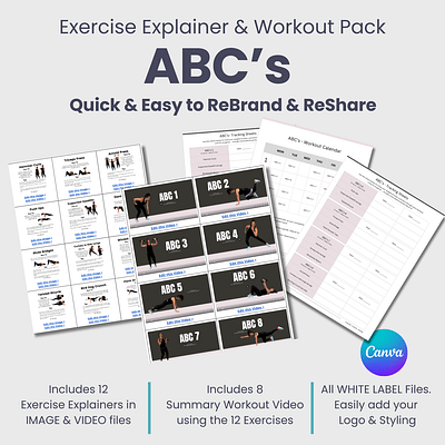 ABC's:  Exercise Explainer & Workout Pack