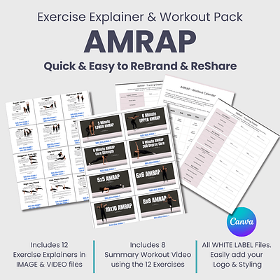 AMRAP:  Exercise Explainer & Workout Pack