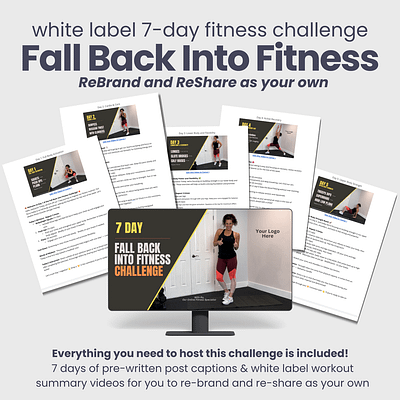 White label Fitness Challenge: 7-Day Fall Back Intro FItness