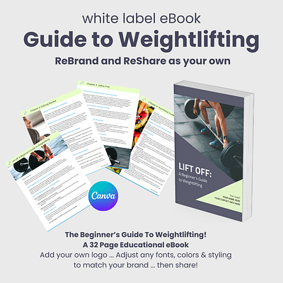 Lift Off:  Beginner's Guide to Weightlifting [White Label eBook]