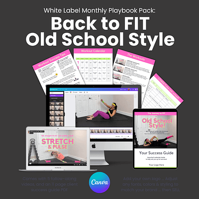 Back to FIT - Old School Style!  Playbook Pack 4