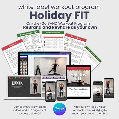 White Label Workout Video Program: Holiday FIT