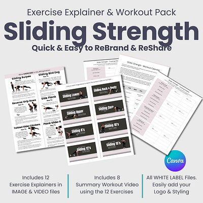 Sliding Strength:  Exercise Explainer & Workout Pack