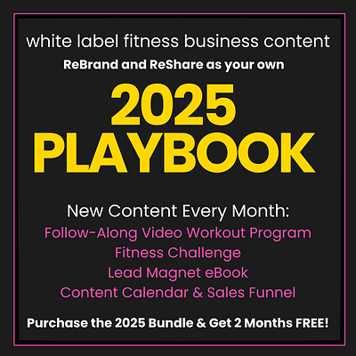 2025 Playbook Bundle (Get 2 Months FREE with the Annual Bundle)