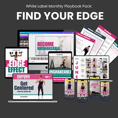 White label workouts: playbook pack 13 - find your EDGE!