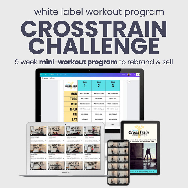 White Label CROSS TRAIN Workout Program