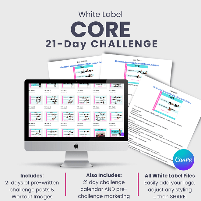 White Label 21 Day CORE Challenge