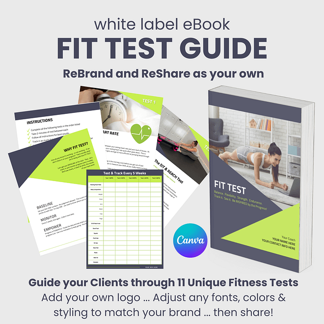 White Label FIT Test Guide & Tracker