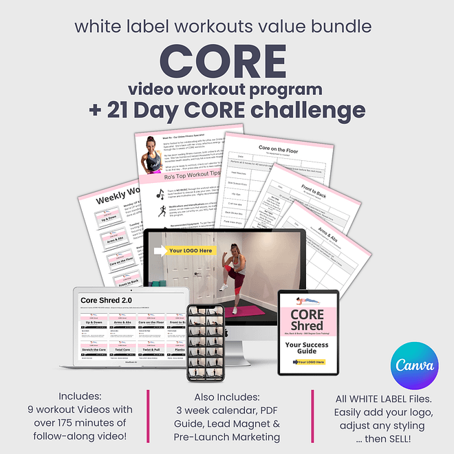 White Label CORE Program + Challenge Bundle