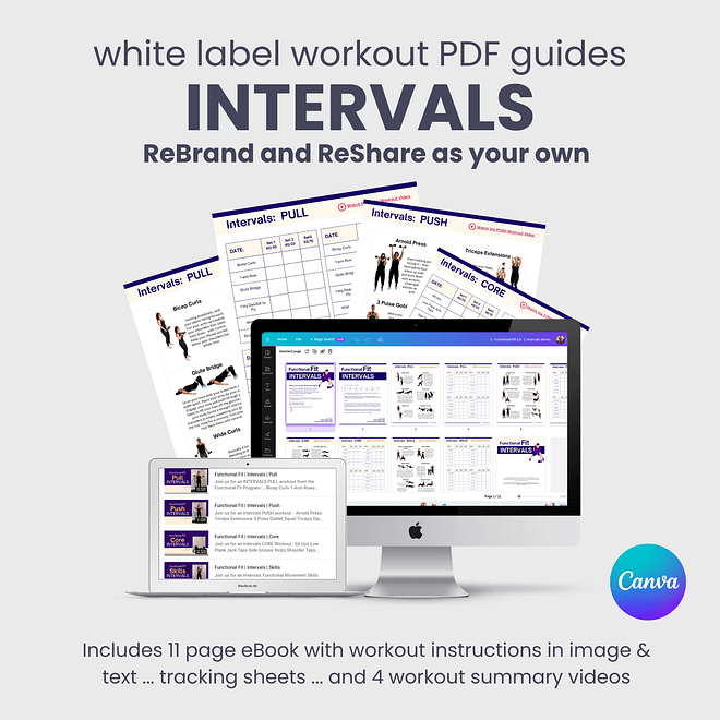 White lable intervals workout