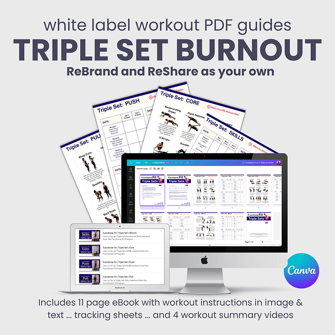 White Label Triple Set Burnout Workout