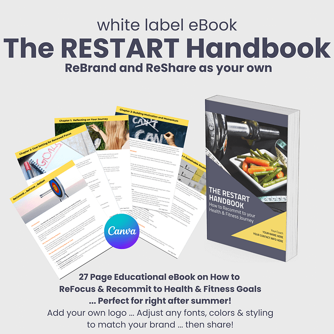 The RESTART Handbook [White Label eBook]