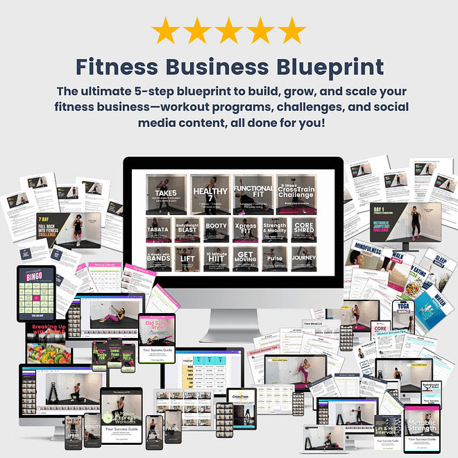 white Label Fitness Business Blueprint Content