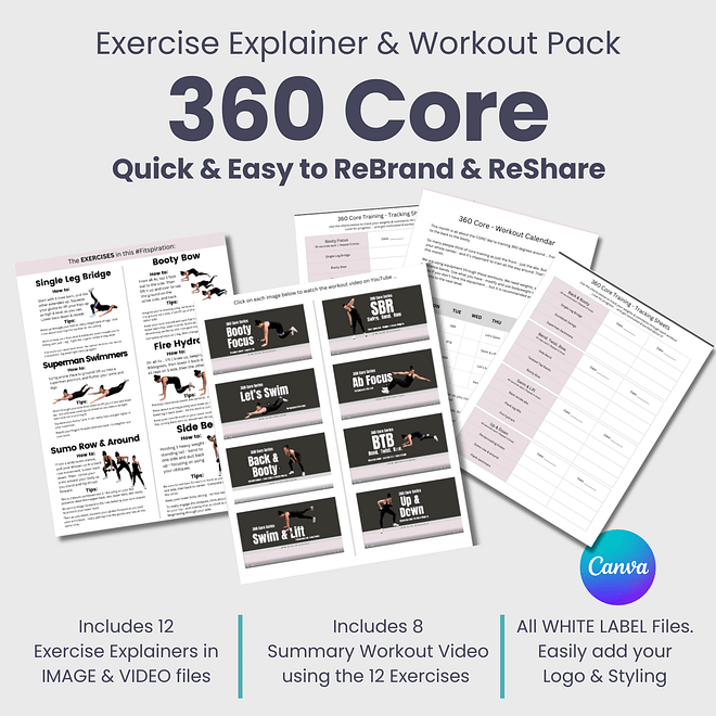 White label exercise explainer: 360 core