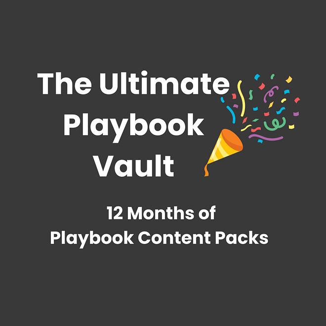 The Ultimate White Label Content Vault: 12 Months of PLAYBOOK Content Packs