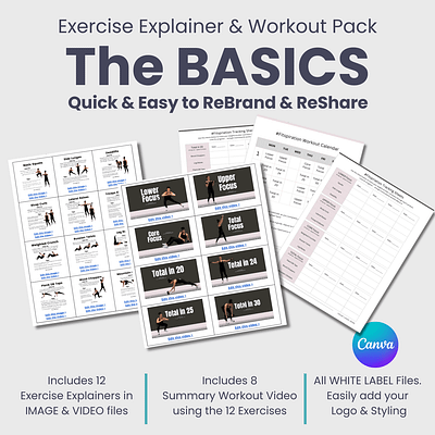 The BASICS:  Exercise Explainer & Workout Pack