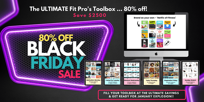 Black Friday DEAL - The ULTIMATE Fit Pro's ToolBox!