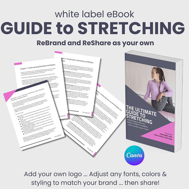 The Ultimate Stretching Guide: White Label eBook